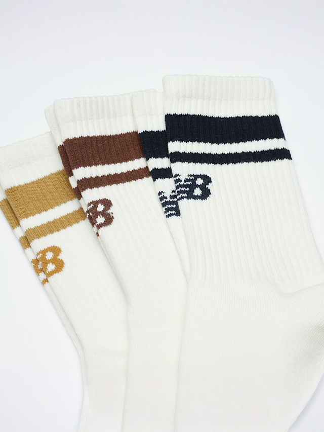 New Balance, 3 PACK - Sport Essentials Stripe Midcalf, white, Image 2 of 2