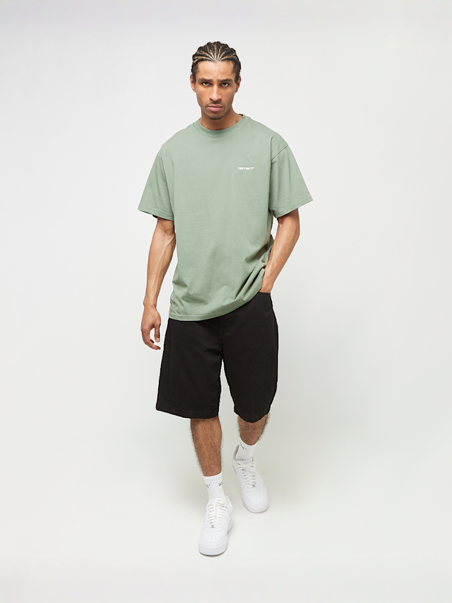 Carhartt WIP, Shortsleeve Script Embroidery T-Shirt, zielony, Obraz 4 z 4