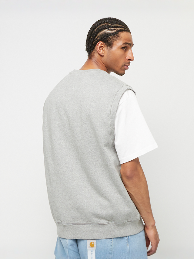 Carhartt WIP, Script Vest Sweatshirt, grey, Image 2 of 4