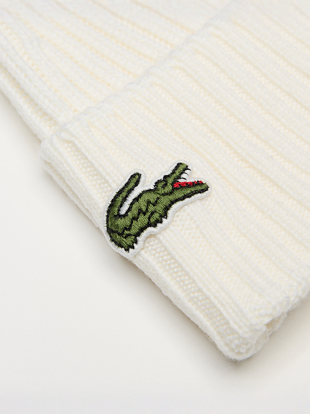 Lacoste, Lacoste SW Beanie flour, beige, Image 3 of 3