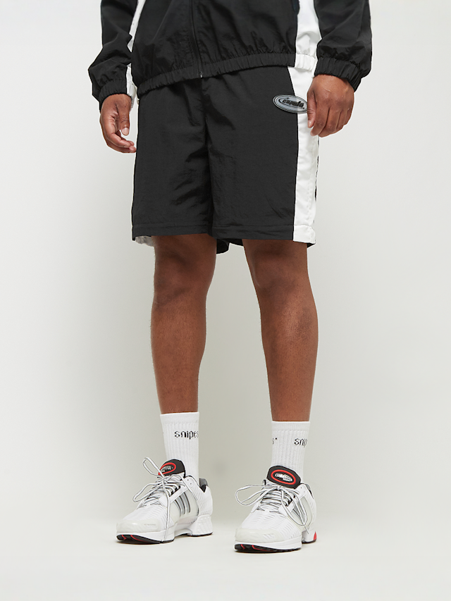 Capacité, Logo Rubber Badge Colorblocked Zip Off Track Pants, black, Image 7 of 8