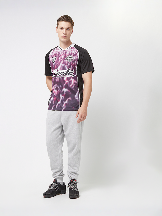 Capacité, Crowd Photoprint V Neck Tricot, purple, Image 4 of 4