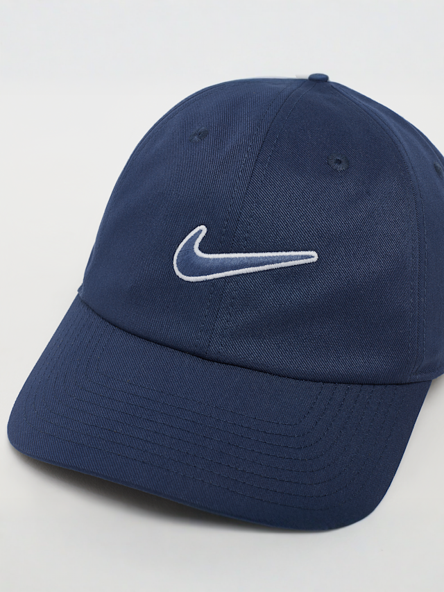 Nike, Club Unstructured Swoosh Cap, blue, Image 3 of 3