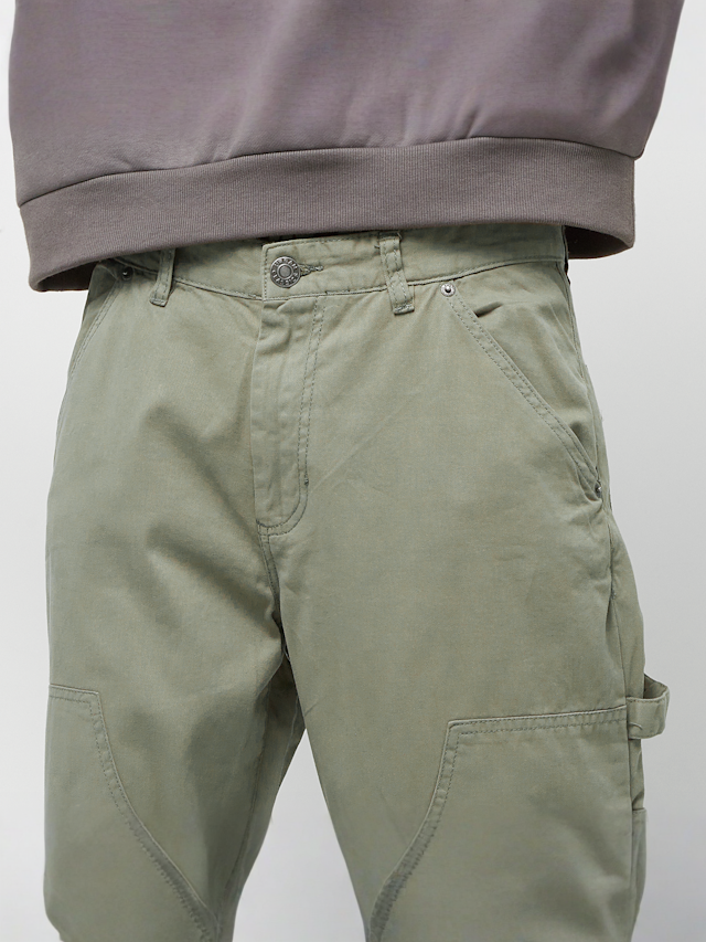 Urban Classics, Twill Double Knee Pants, green, Image 3 of 5