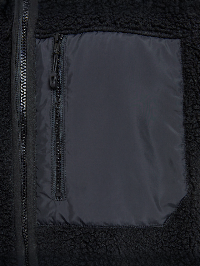 Urban Classics, Sherpa Vest, black, Image 3 of 4
