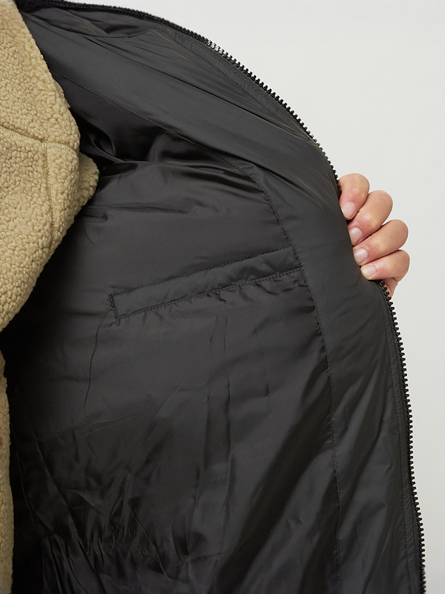 Urban Classics, Long Puffer Coat, black, Image 3 of 4