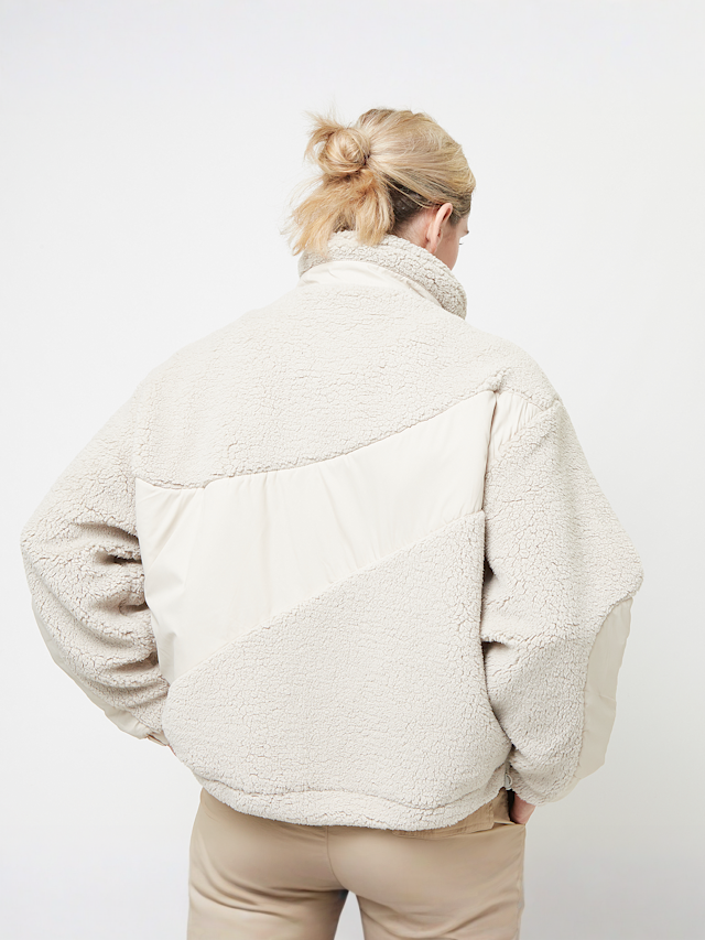 Pegador, Teddy Fabric Mix Jacke, beige, Image 2 of 4