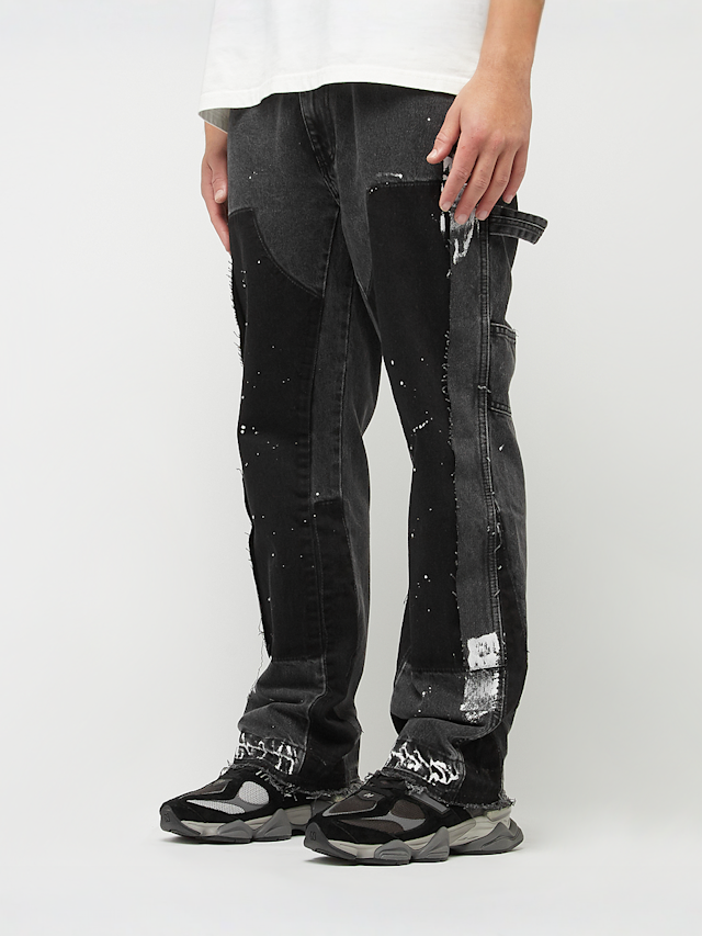 2Y STUDIOS, Nardin Carpenter Straight Jeans, grey, Image 1 of 6