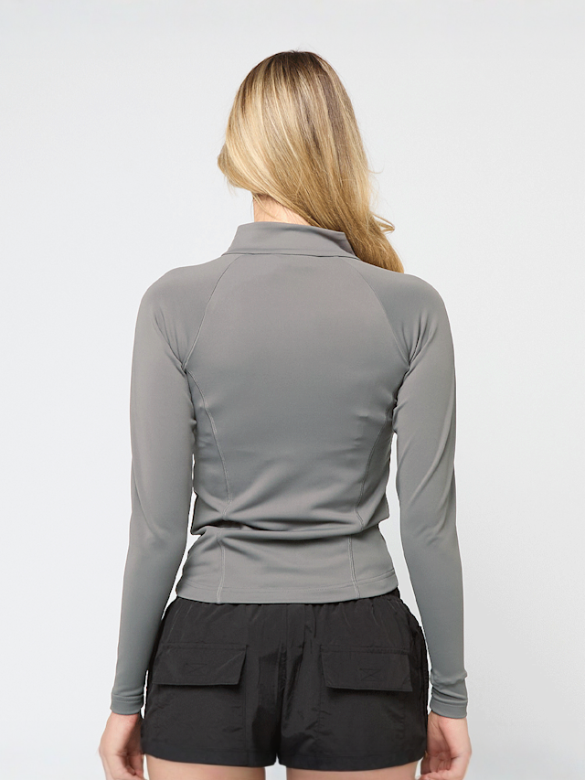 Pegador, Tale Zip Longsleeve, grey, Image 2 of 4