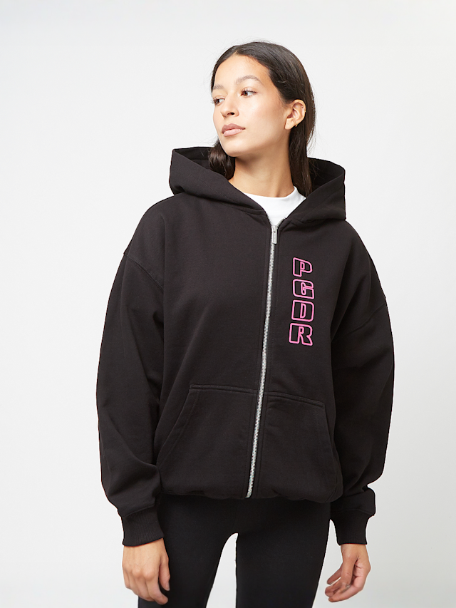 Pegador, Anna Oversized Sweat Jacket, black, Image 1 of 4