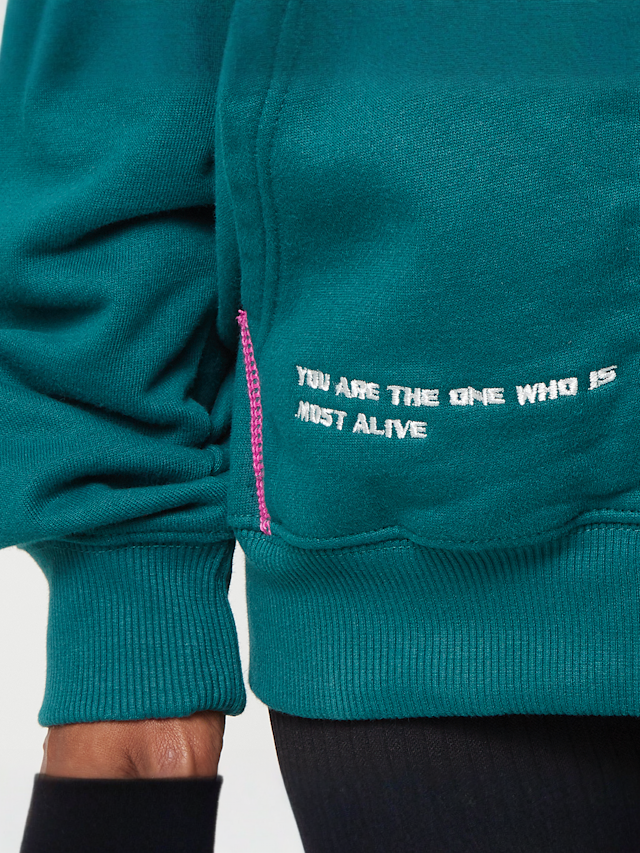 Pegador, Jenna Oversized Sweat Jacket, green, Image 4 of 6