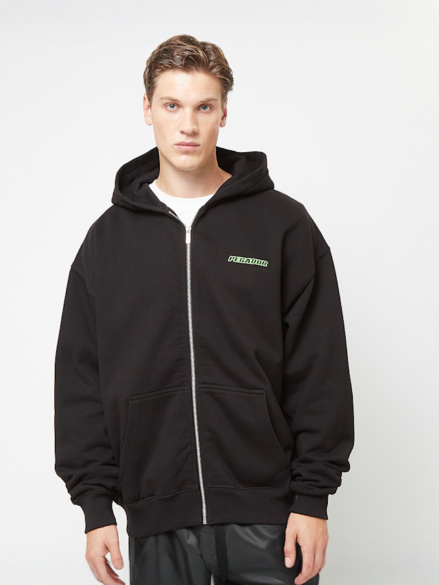 Pegador, Bowin Oversized Sweat Jacket, zwart, Afbeelding 1 van 5