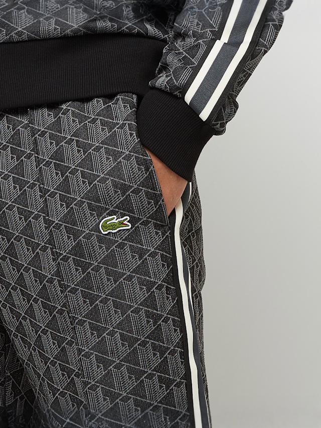 Lacoste, Trackpants Paris with monogramm, black, Image 5 of 7
