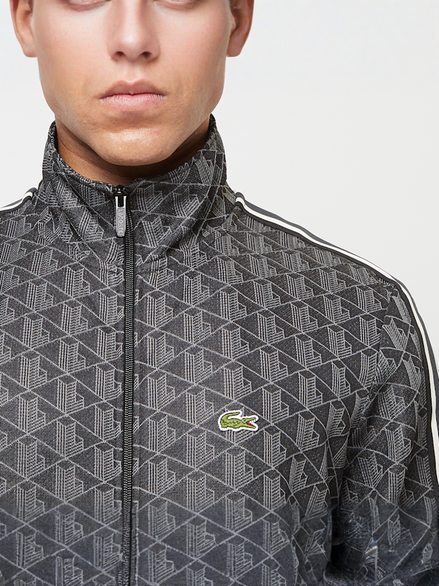 Lacoste, SWEATSHIRT black, grey, Image 3 of 6