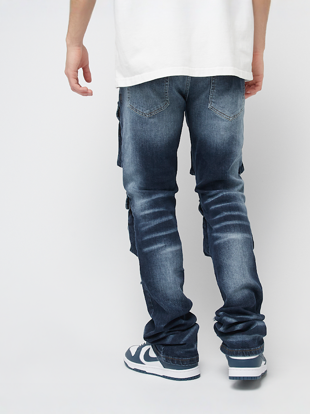 2Y STUDIOS, Esteban Multi Pocket Skinny, niebieski, Obraz 2 z 6