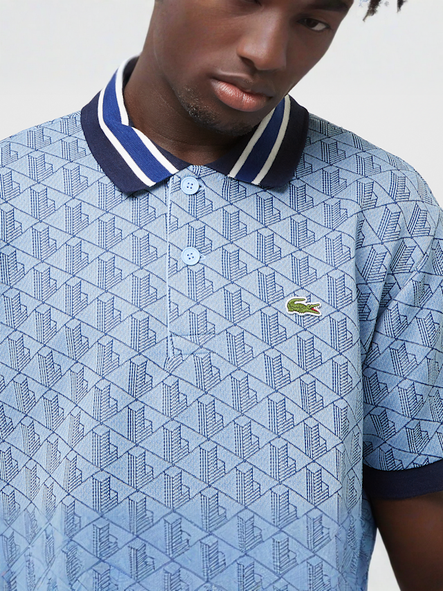 Lacoste, POLO black, blue, Image 3 of 4