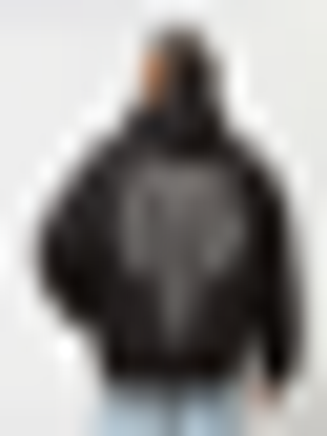 FAVELA, Ribcage Rhinestone Frontzip, black, Image 2 of 7