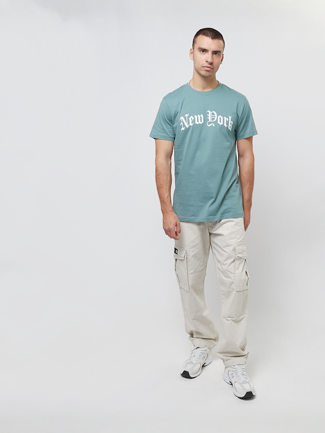 Mister Tee, New York Wording Tee, turquoise, Image 4 of 4
