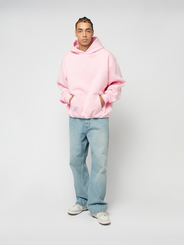 Karl Kani, Small Signature Essential Oversized Hoodie, light pink, Image 4 of 4