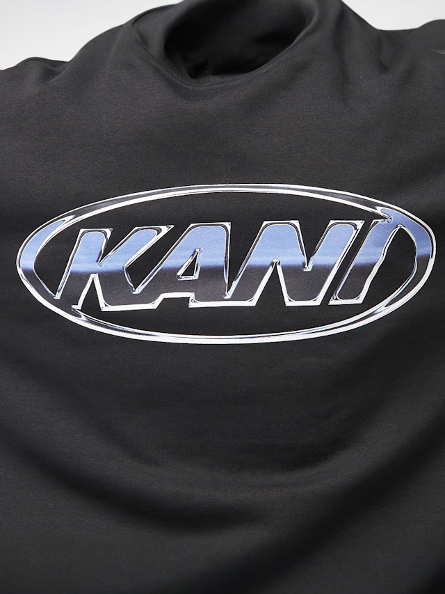 Karl Kani, Woven Signature Chrome Zip Hoodie, black, Image 4 of 5