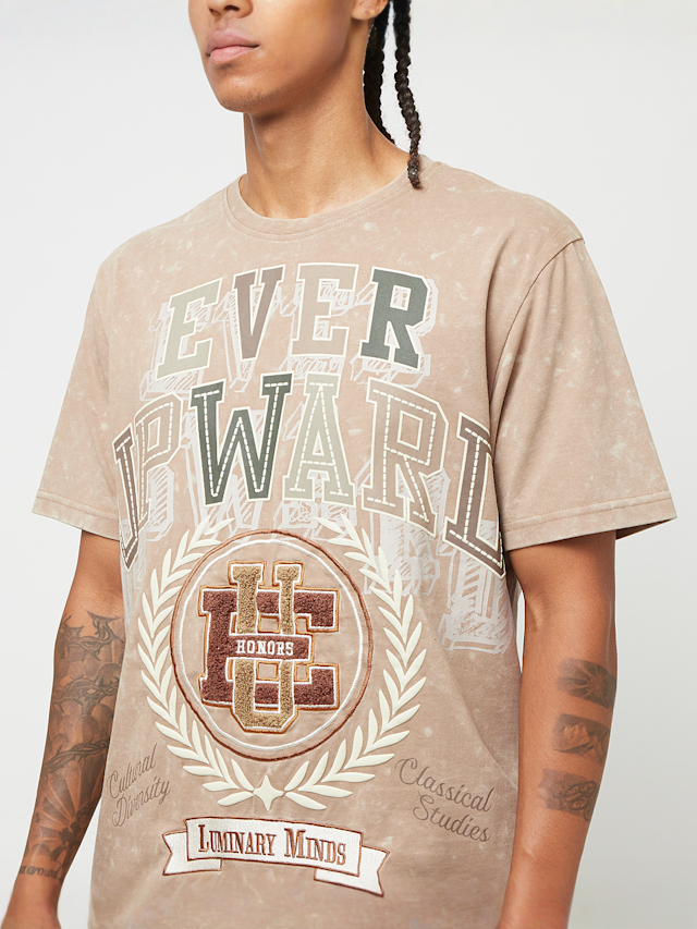 Smoke Rise, Varsity Short Sleeve Tee, beige, Image 3 of 5