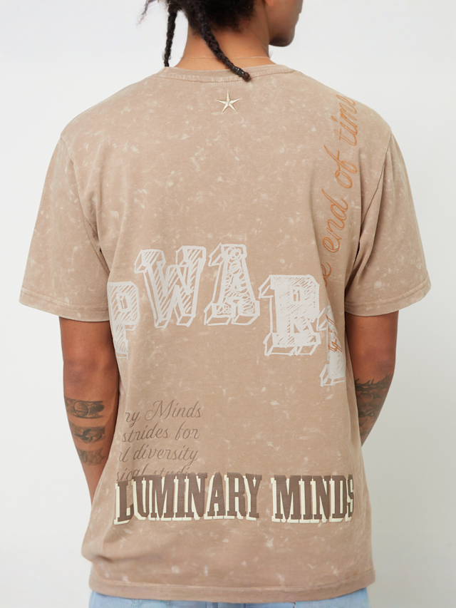 Smoke Rise, Varsity Short Sleeve Tee, beige, Image 4 of 5