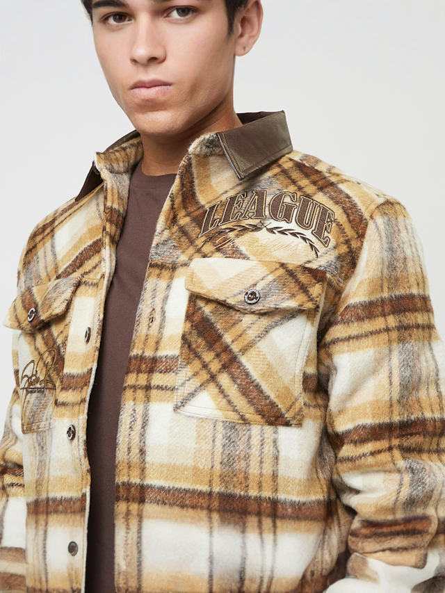 Smoke Rise, Quilted Lining Shacket, beige, Image 4 of 6