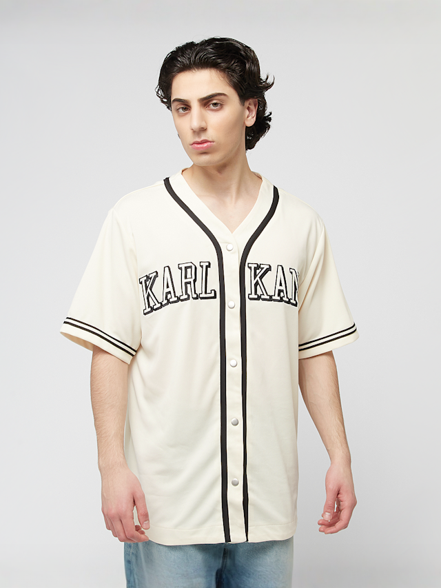 Karl Kani, College Baseballshirt, beige, Image 1 of 4