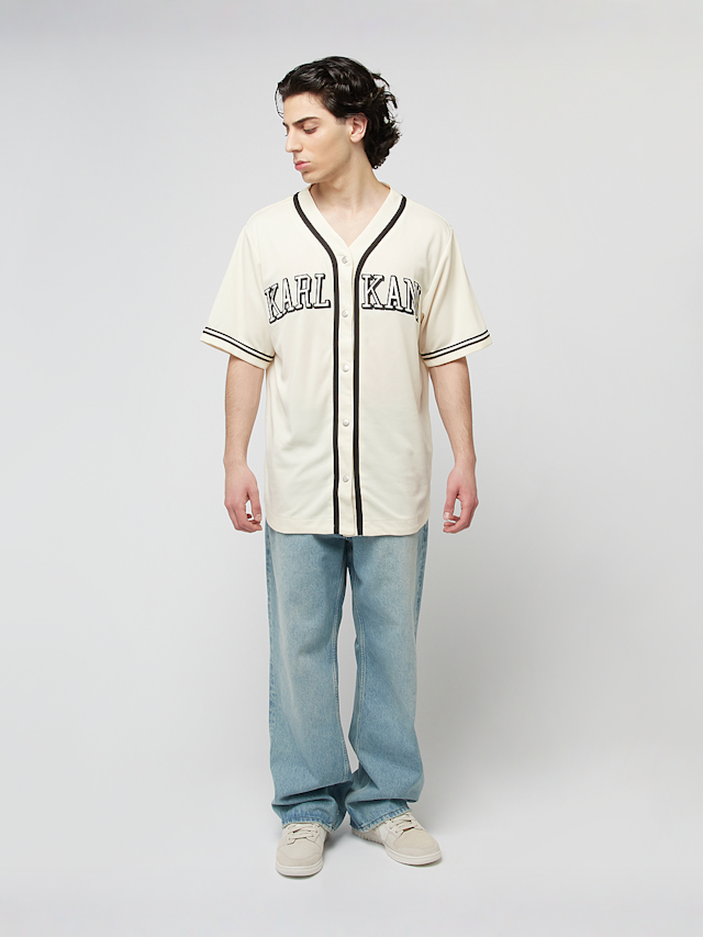 Karl Kani, College Baseballshirt, beige, Image 4 of 4