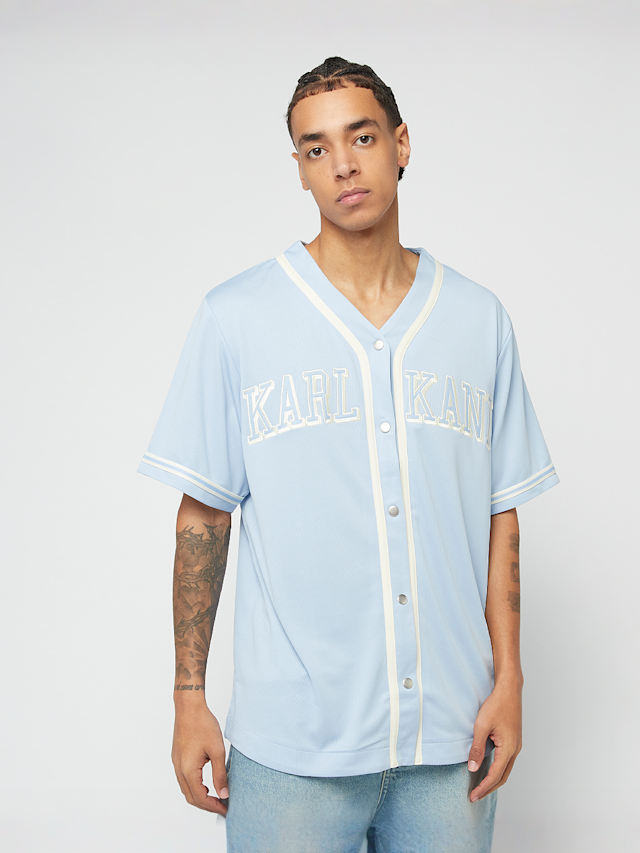 Karl Kani, College Baseballshirt, blauw, Afbeelding 1 van 4