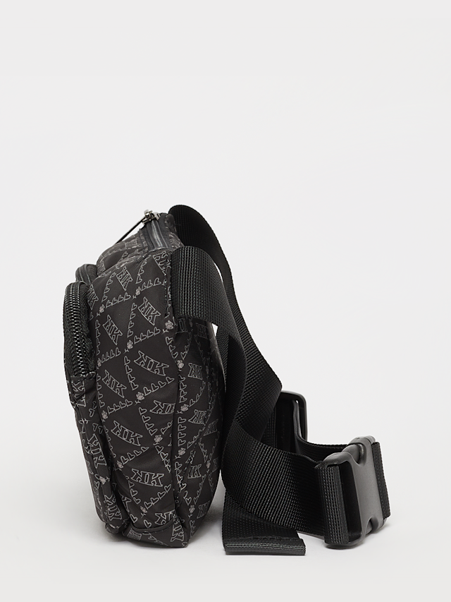 Karl Kani, Retro Kani Monogram All Over Print Crossbody Bag, black, Image 2 of 5