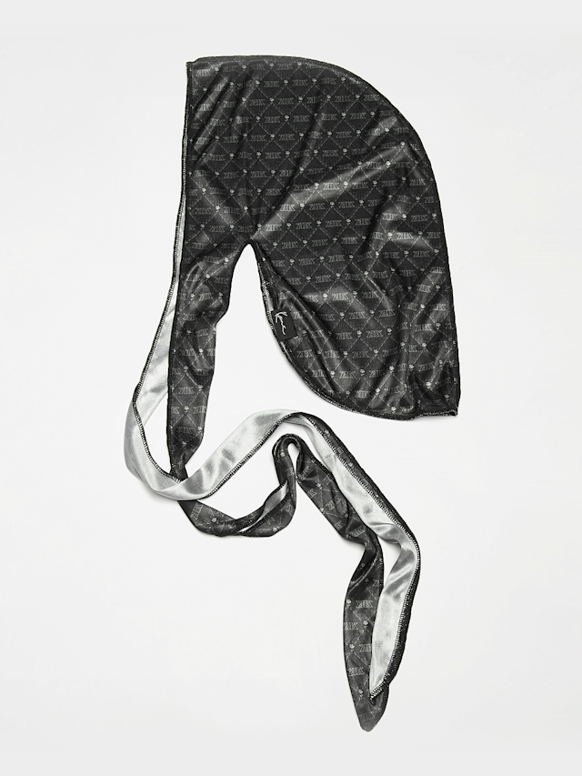 Karl Kani, Monogram All Over Print Durag, black, Image 1 of 3