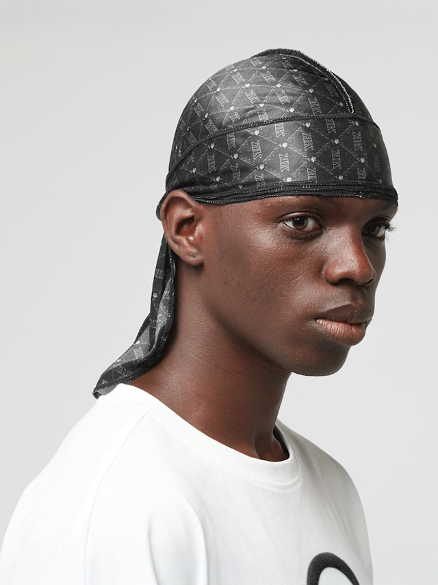 Karl Kani, Monogram All Over Print Durag, black, Image 3 of 3