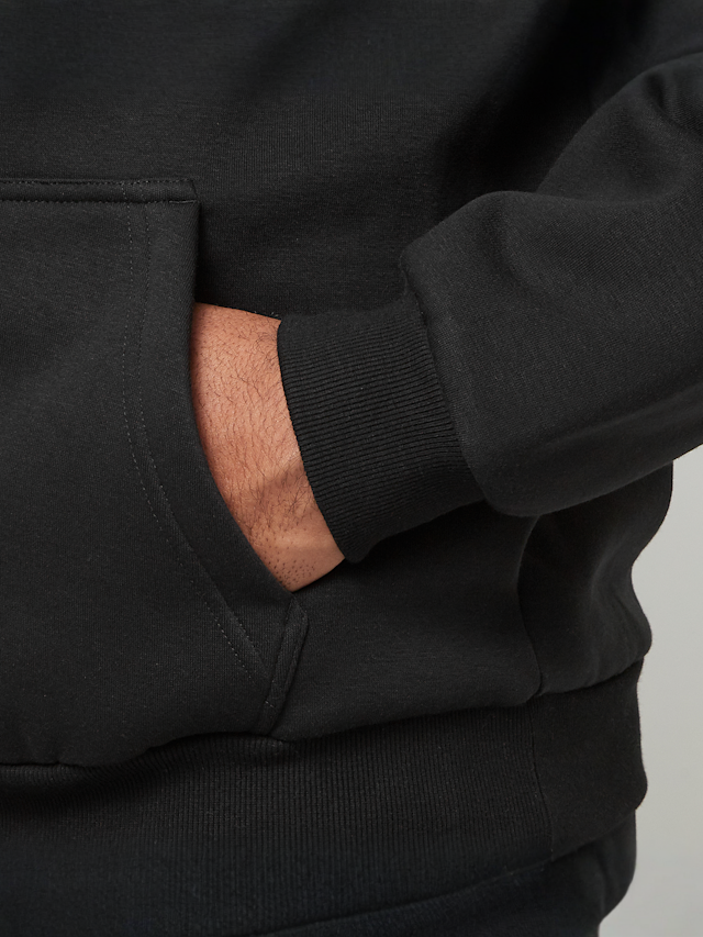 Urban Classics, Fluffy Hoody black, zwart, Afbeelding 3 van 4