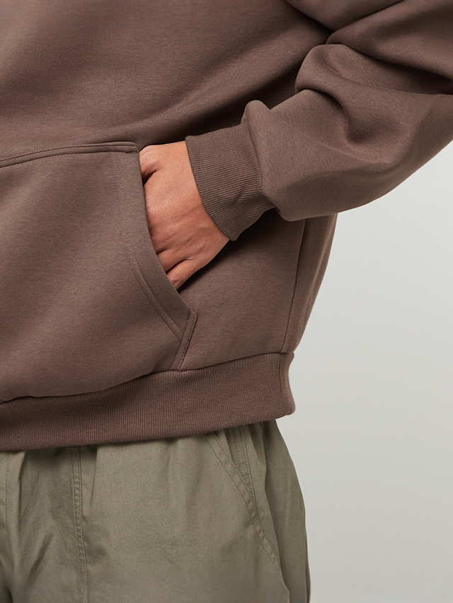 Urban Classics, Fluffy Hoody, brązowy, Obraz 3 z 4