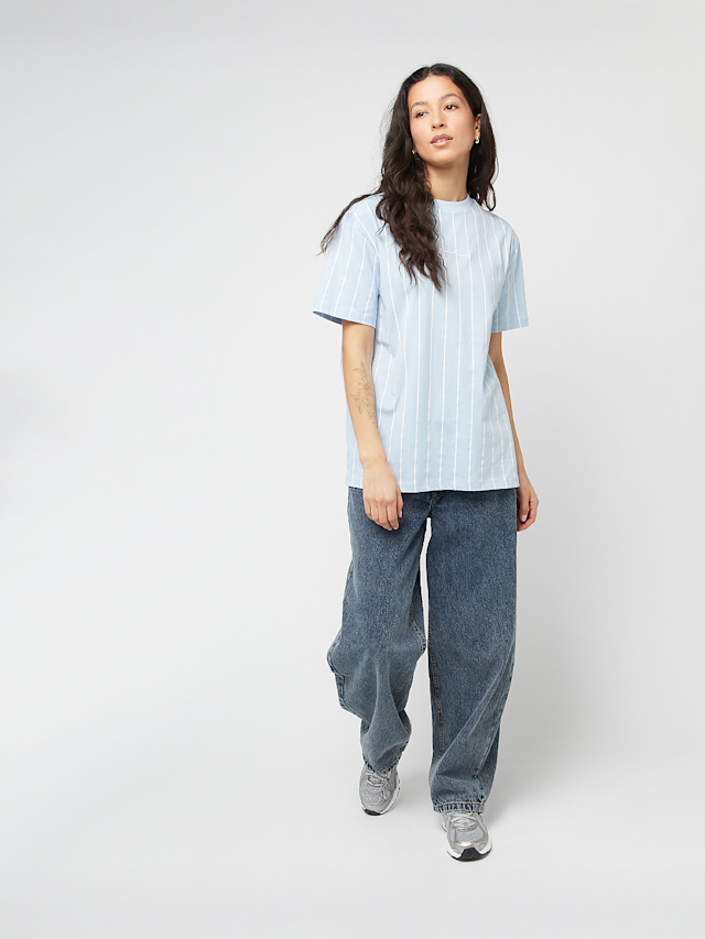 Karl Kani, Small Signature Essential Pinstripe Oversized Tee, blauw, Afbeelding 4 van 4