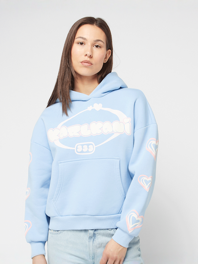 Karl Kani, Heart Oversized Hoodie, blue, Image 1 of 6