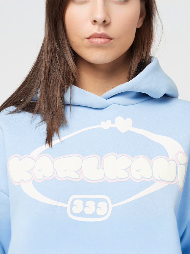 Karl Kani, Heart Oversized Hoodie, niebieski, Obraz 3 z 6