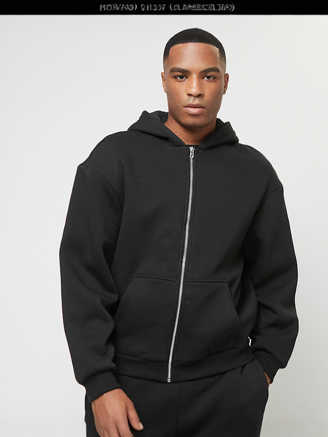 Urban Classics, Fluffy Zip Hoody, black, Image 1 of 4