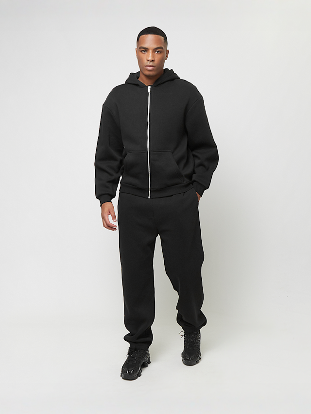 Urban Classics, Fluffy Zip Hoody, black, Image 4 of 4