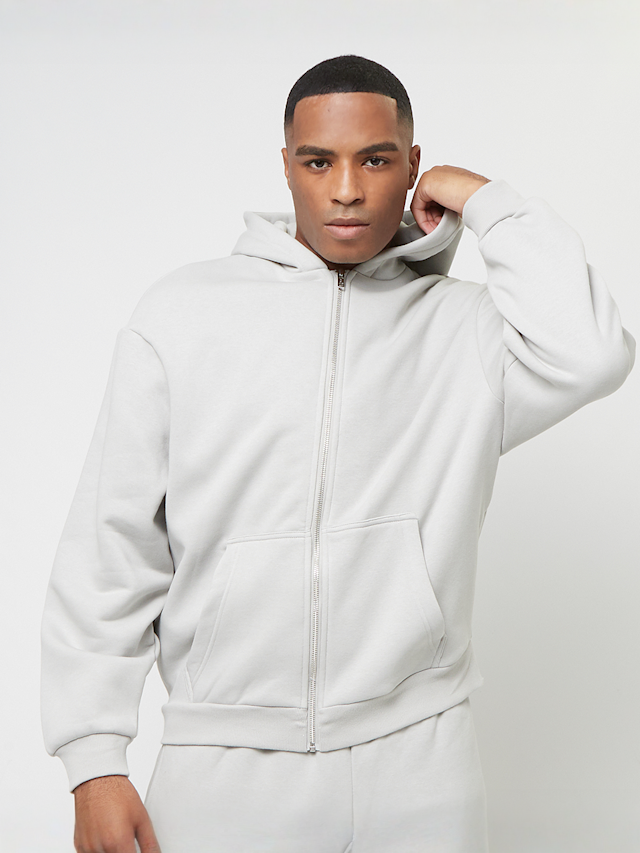 Urban Classics, Fluffy Zip Hoody, grey, Image 1 of 4