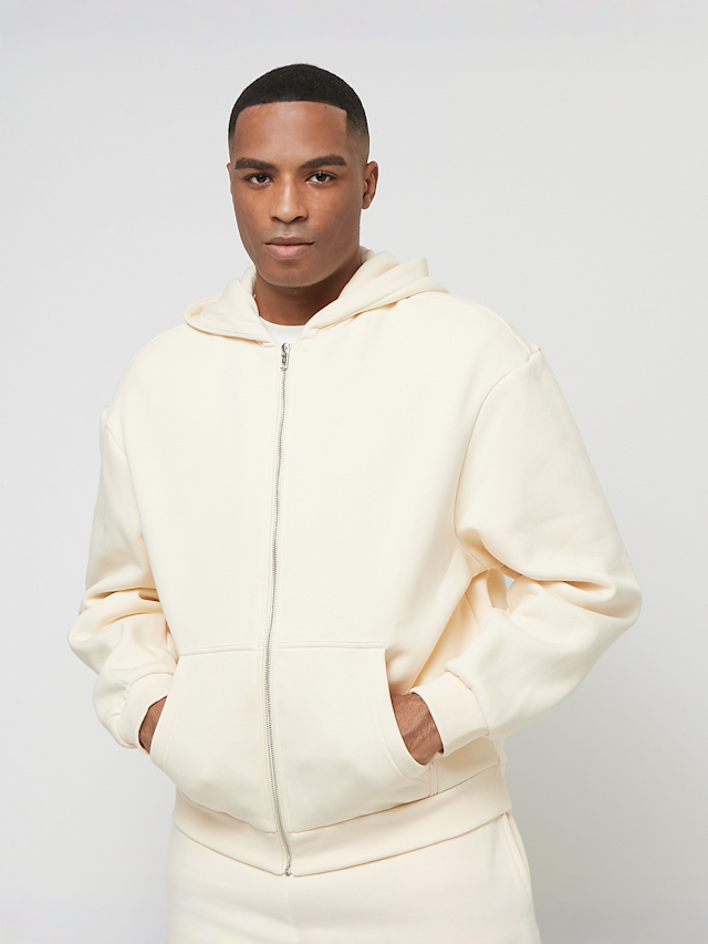 Urban Classics, Fluffy Zip Hoody, beige, Image 1 of 4
