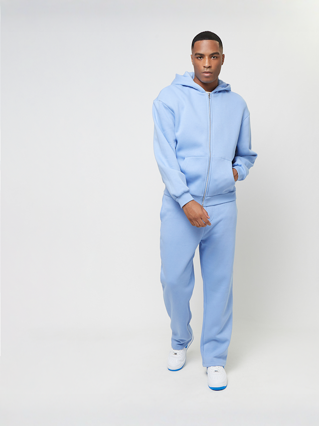 Urban Classics, Fluffy Zip Hoody, blauw, Afbeelding 4 van 4