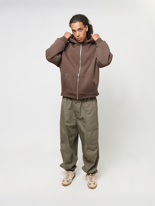 Urban Classics, Fluffy Zip Hoody, brown, Image 4 of 4