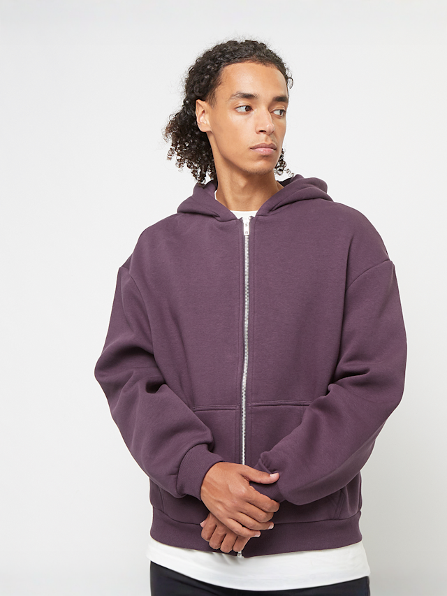 Urban Classics, Fluffy Zip Hoody, roze, Afbeelding 1 van 4