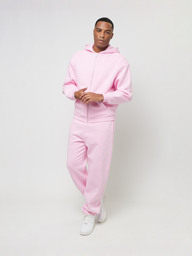 Urban Classics, Fluffy Zip Hoody, light pink, Image 4 of 4