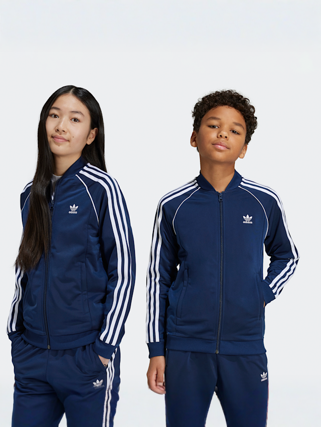 adidas Originals, Superstar Track Top, blue, Image 1 of 5
