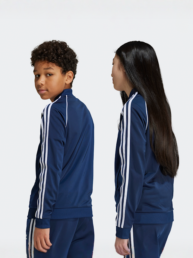 adidas Originals, Superstar Track Top, blue, Image 2 of 5