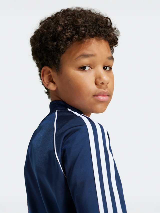 adidas Originals, Superstar Track Top, blue, Image 4 of 5