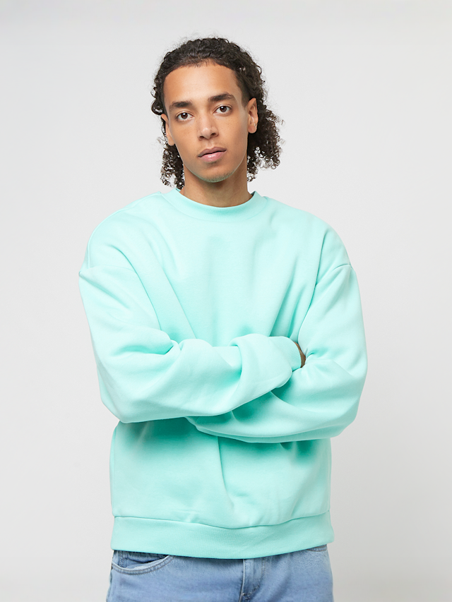 Urban Classics, Fluffy Crewneck, turkoois, Afbeelding 1 van 3